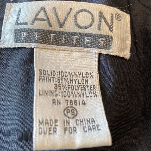 Vintage Lavon Foral Brocaade Lightweight Jacket Size PS - Picture 9 of 13